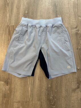 Greyson Men’s Small Light Blue Performance Athletic Casual Summer Golf Shorts